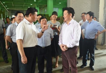 江西省委常委、統(tǒng)戰(zhàn)部長蔡曉明視察仁和集團(tuán)