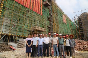 仁和藥都里中藥生態(tài)項目順利封頂